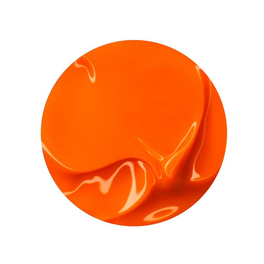 Orange-looking pigment dispersion circle